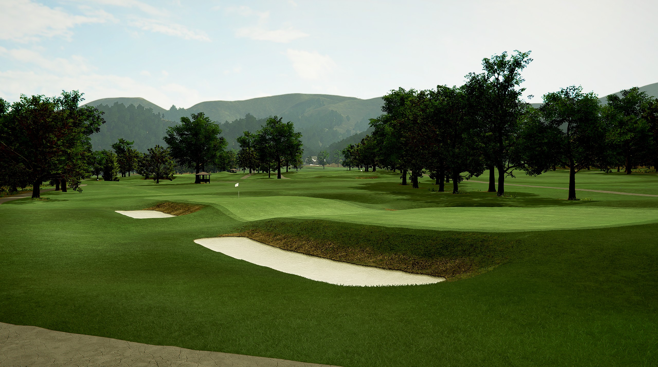 A closer look at the bunker shapes at TBC White Sulphur